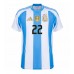 Argentinien Lautaro Martinez #22 Heimtrikot Copa America 2024 Kurzarm